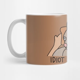 Idiot Sandwich Cat Mug